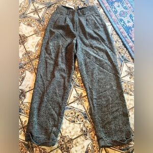 DKNY high waisted pants size 8 - 12 inch waist (size 4 / 24)  vtg vintage tweed